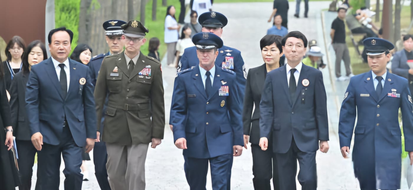 제75주년 유엔군 초전기념 및 미 스미스부대 전몰장병 추도식 관련 사진 1