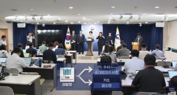 검찰청 폐지, ‘공소청’·‘중대범죄수사청’ 신설 등 이재명 정부 첫 조직개편안 발표 관련 사진 1