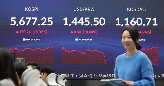 삼성전자 '19만 전자' 돌파... 코스피 5,677 사상 최고치 경신