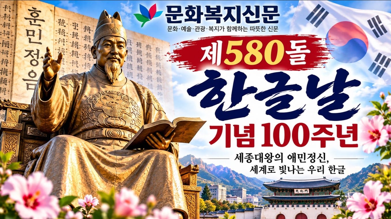 제580돌 한글날, 100년의 기념을 넘어 천년의 문화유산으로